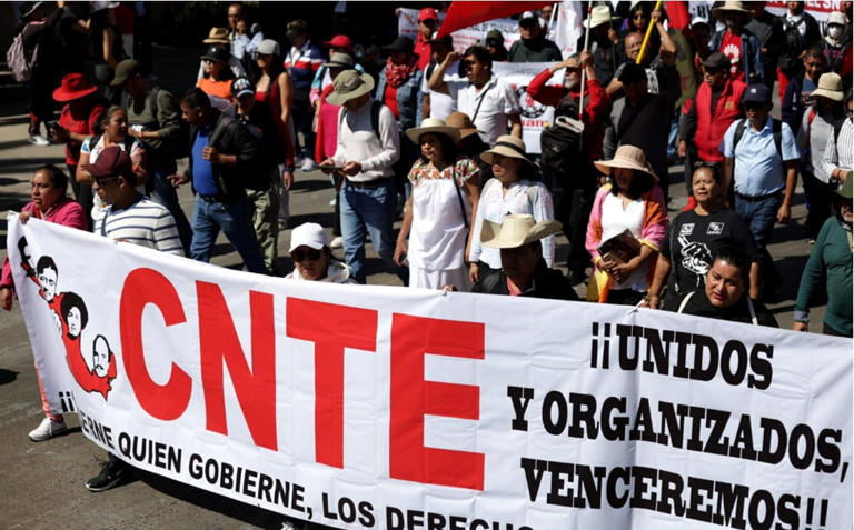 Foto: Cortesía CNTE rechaza propuesta del Gobierno y exige derogar ley del ISSSTE 2007
