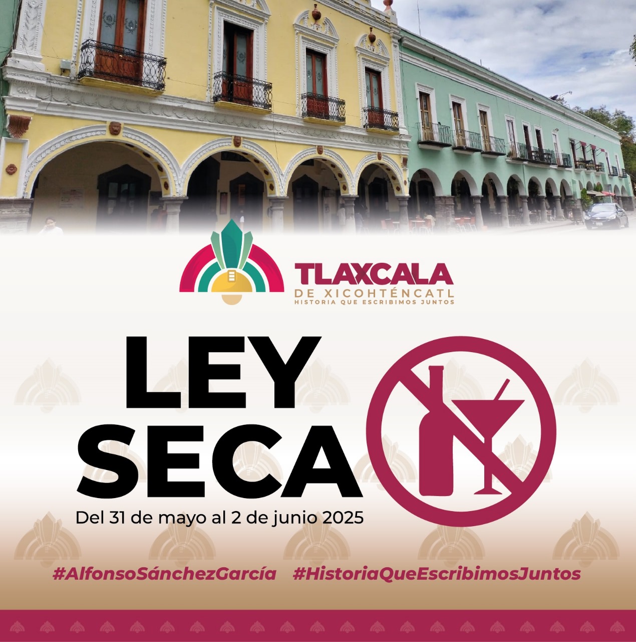 Aplica Tlaxcala Ley Seca por elecciones del 31 de mayo al 2 de junio