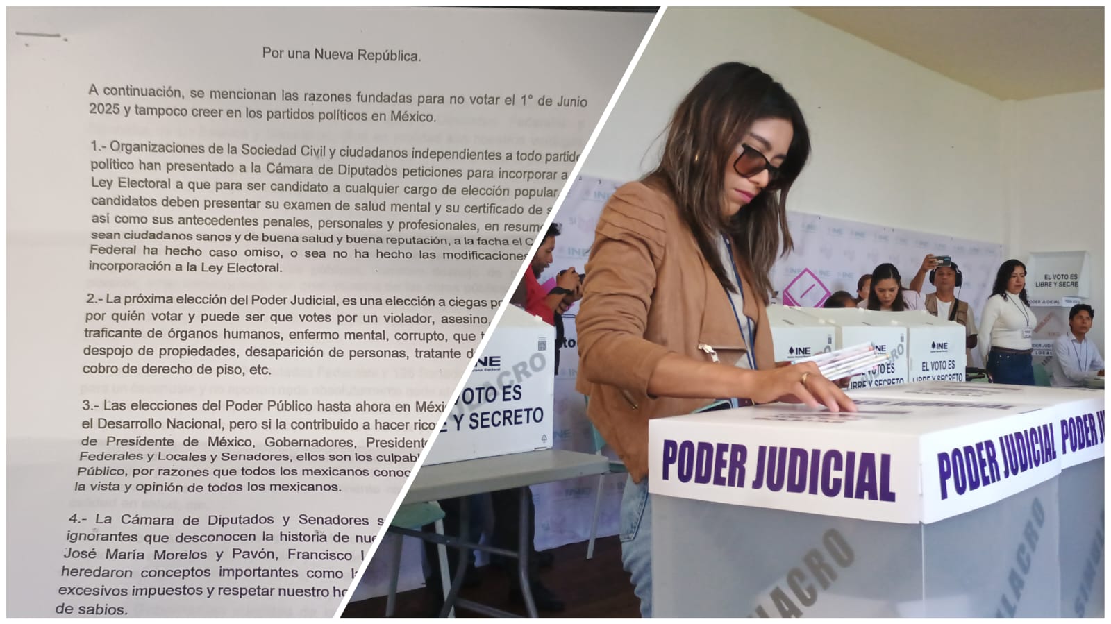 Panfletos en Tlaxcala llaman a no votar; INE defiende elecciones