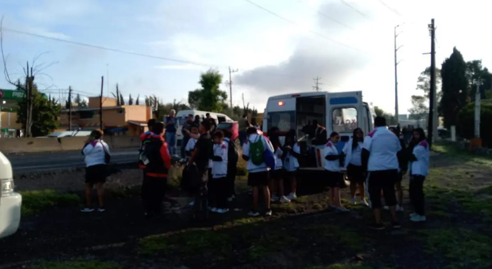 Foto: Cortesía Arqueros capitalinos sufren accidente leve rumbo a Olimpiada en Tlaxcala