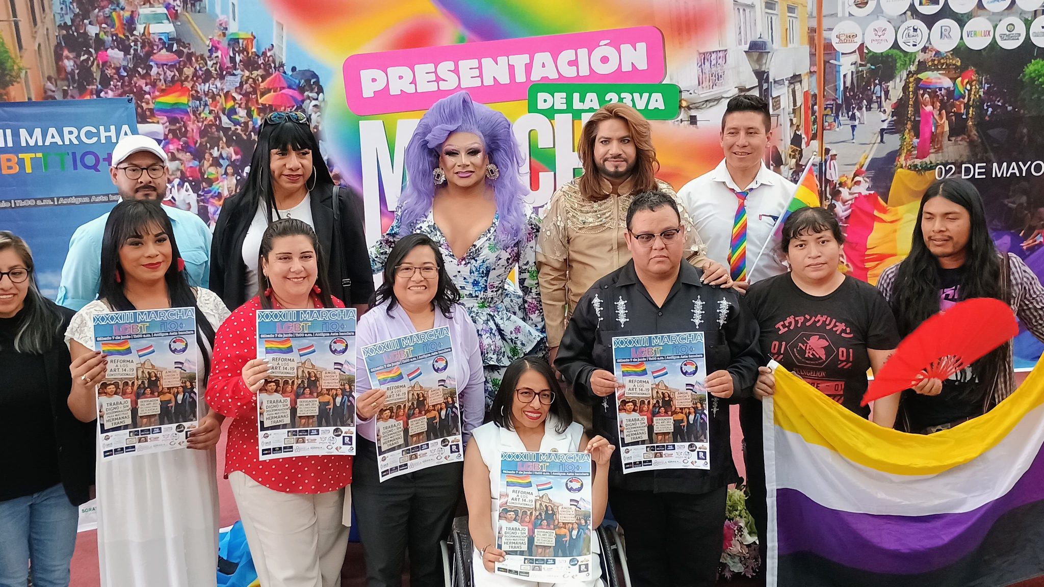 23ª Marcha del Orgullo LGBTTTIQ+ en Tlaxcala: unión, lucha y justicia