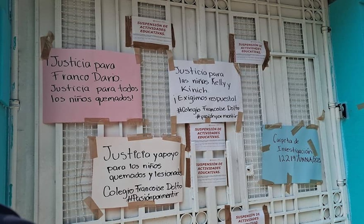 Foto: Cortesía Aseguran escuela en Oaxaca tras quemaduras graves a niños en fogata escolar