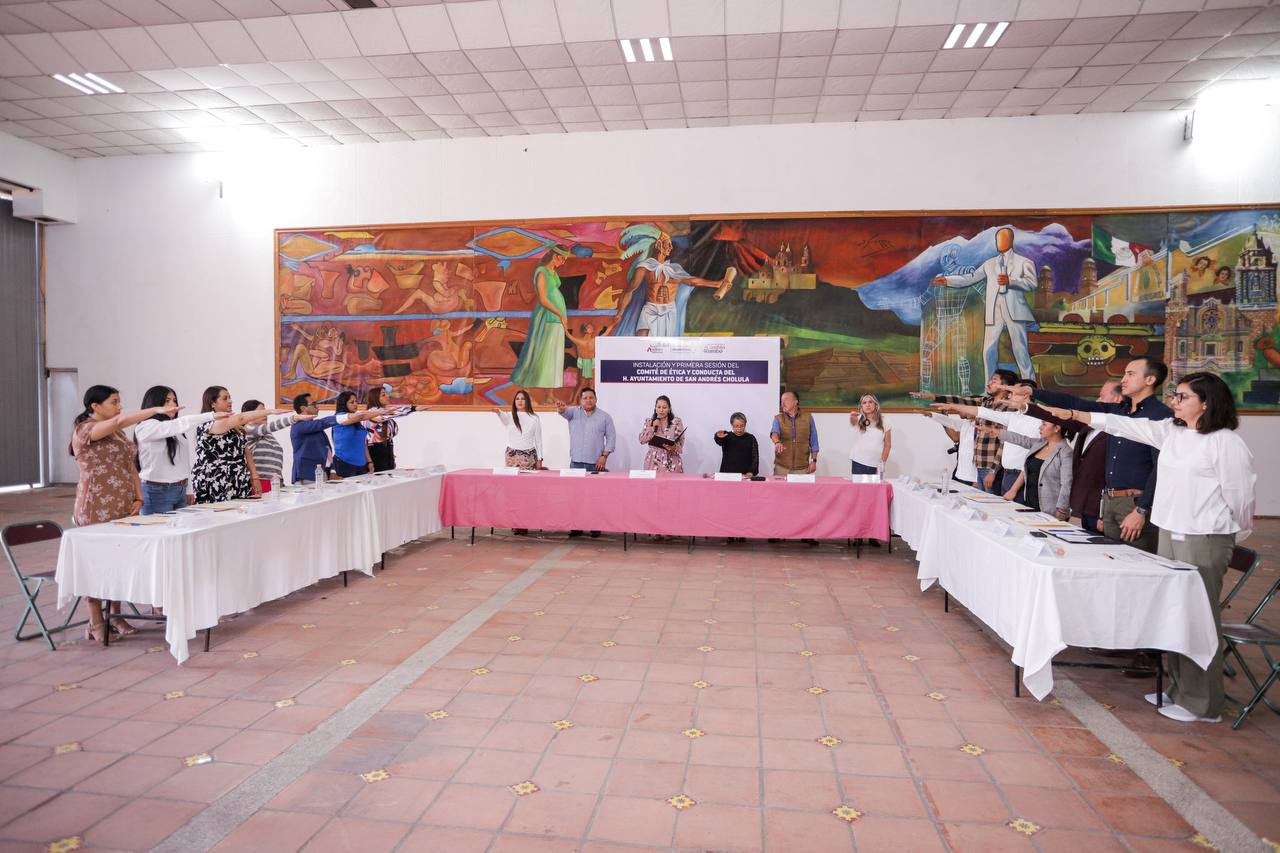 Comunicado oficial Instalan Comité de Ética y Conducta en San Andrés Cholula
