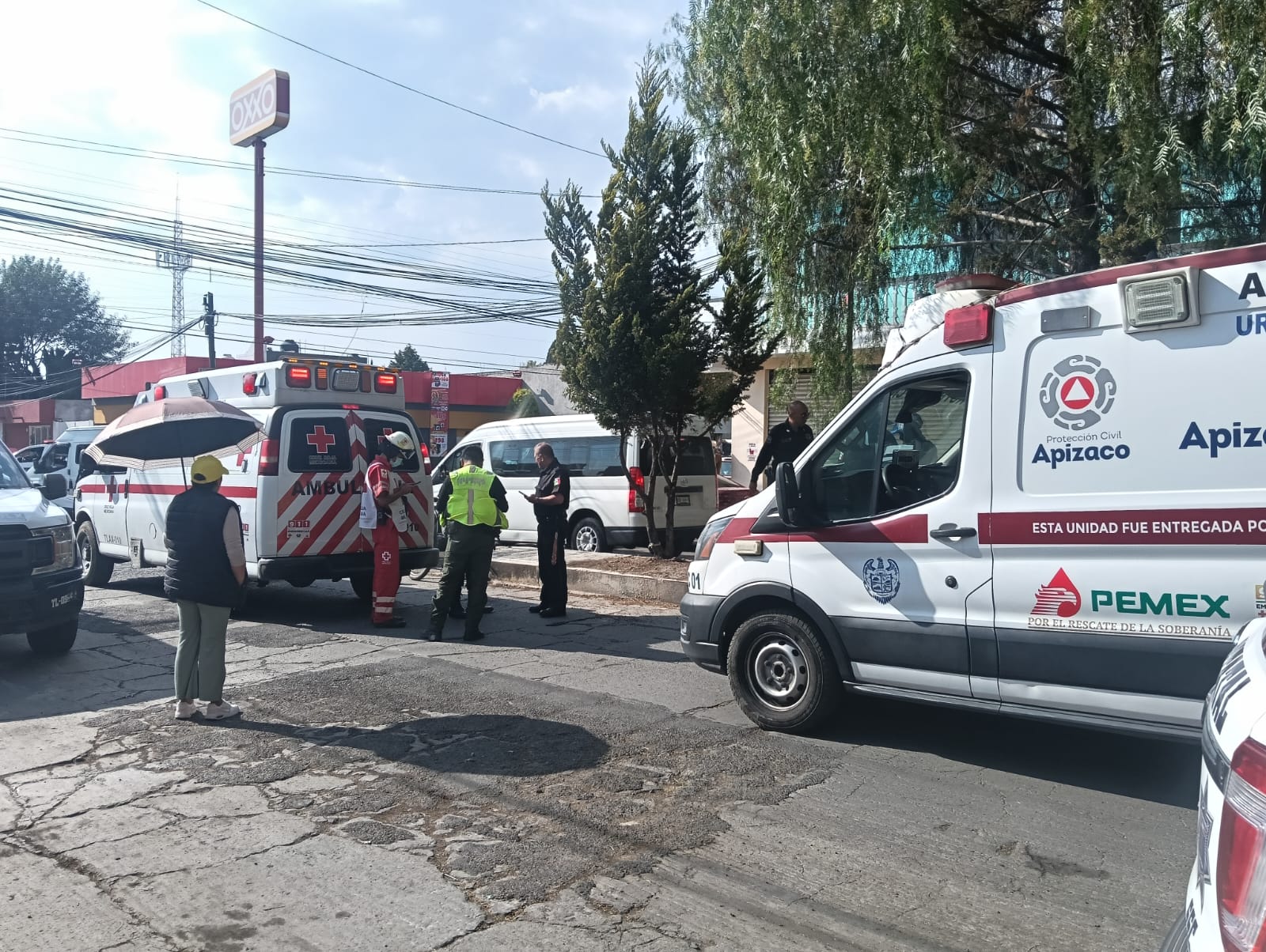 Foto: Cortesía Hieren de bala a un hombre en Apizaco; fue llevado a un hospital, no hay detenidos