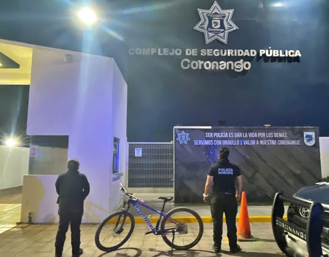 Por: Cortesía Lula Pineda Recuperan bicicleta con reporte de robo en Coronango
