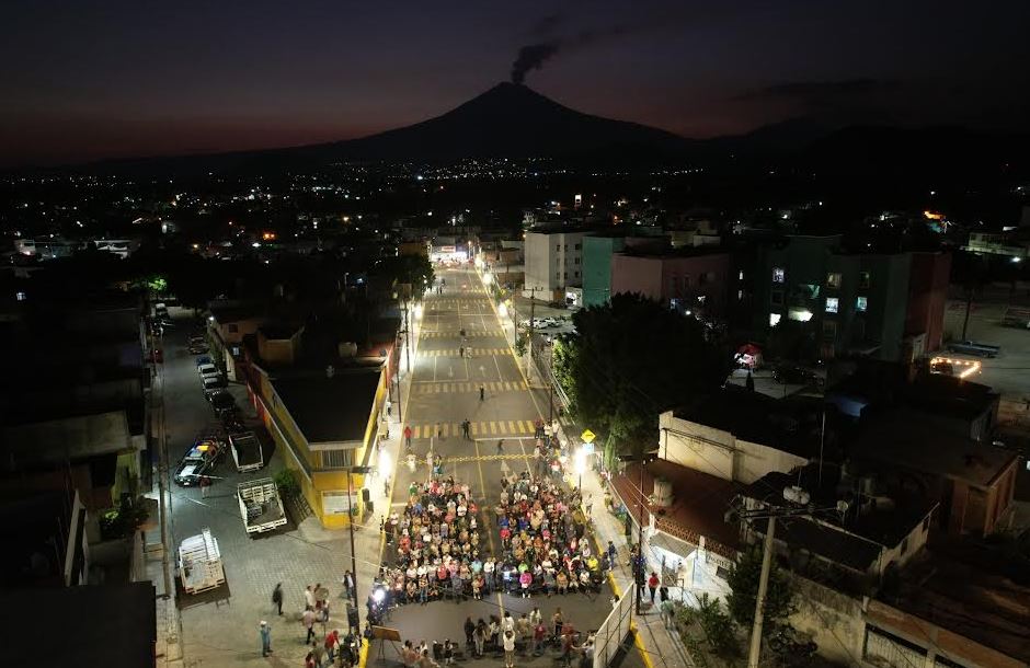 Foto: Cortesía Renuevan la avenida Xalpatlaco con obra que impulsa el bienestar en Atlixco