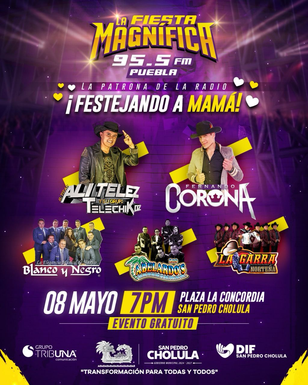 Comunicado oficial Tonantzin Fernández celebrará a las madres cholultecas con magno concierto gratuito este 8 de mayo