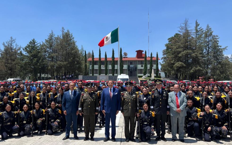Foto: Cortesía Conmemoran 163 años de la Batalla del 5 de Mayo con acto cívico-militar en Puebla