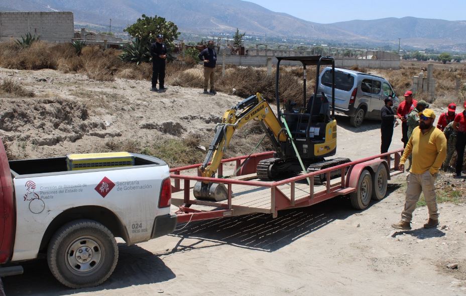 Foto: Cortesía Reanudan labores por posible hallazgo de restos óseos en Palmar de Bravo
