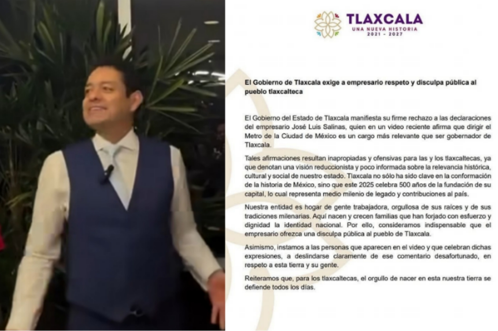 Demanda Gobernadora disculpa pública a empresario por burlarse de su cargo