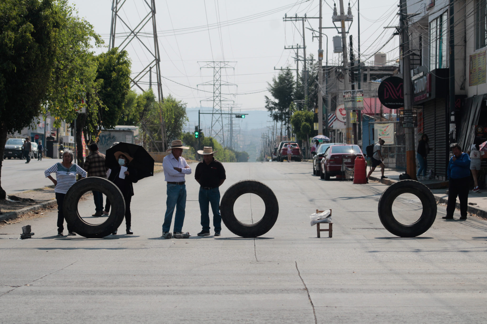 Foto: Cortesía Bloqueo de ejidatarios en Valsequillo y Las Torres supera 24 horas; exigen pago por tierras expropiadas