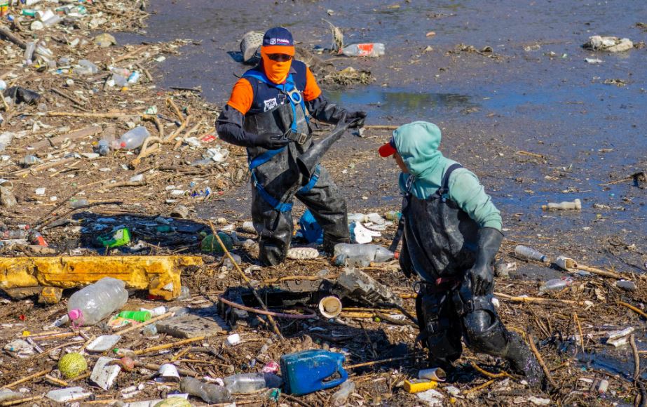 Foto: Cortesía Gobierno de Puebla refuerza limpieza en zonas vulnerables a inundaciones