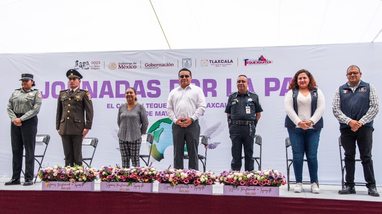 Foto: Cortesía  Estrategia "Jornadas por la Paz" en Tlaxcala: Fomentando la Seguridad y Participación Ciudadana