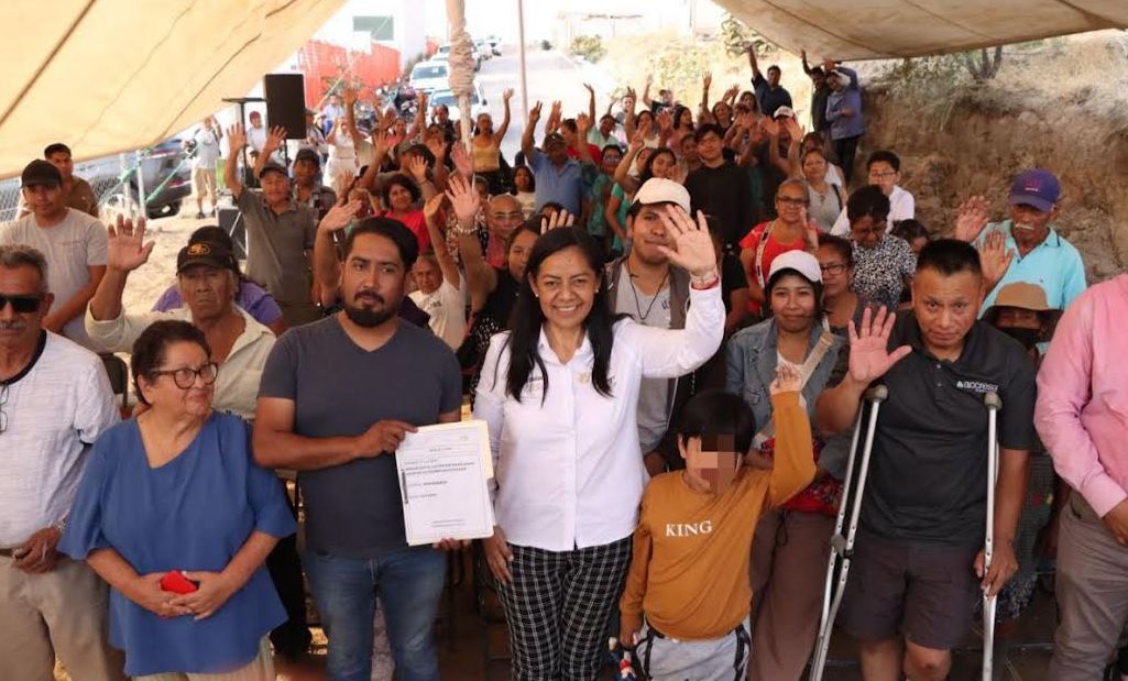 Foto: Cortesía Ariadna Ayala mejora calidad de vida con obras eléctricas en Atlixco