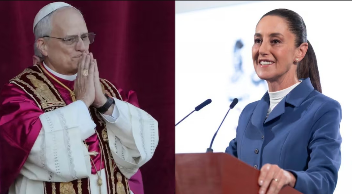 Sheinbaum felicita al Papa León XIV, pero confirma que no asistirá a su misa inaugural