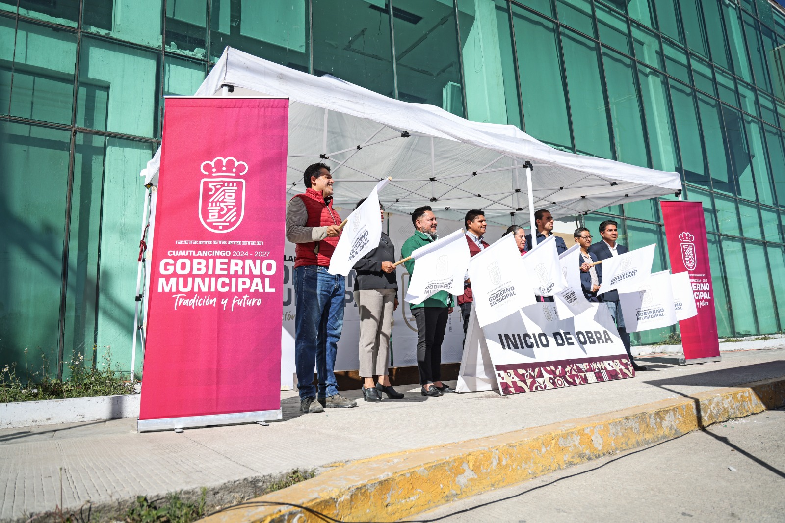 Omar Muñoz inicia obra de modernización del Complejo Integral de Servicios (CIS)