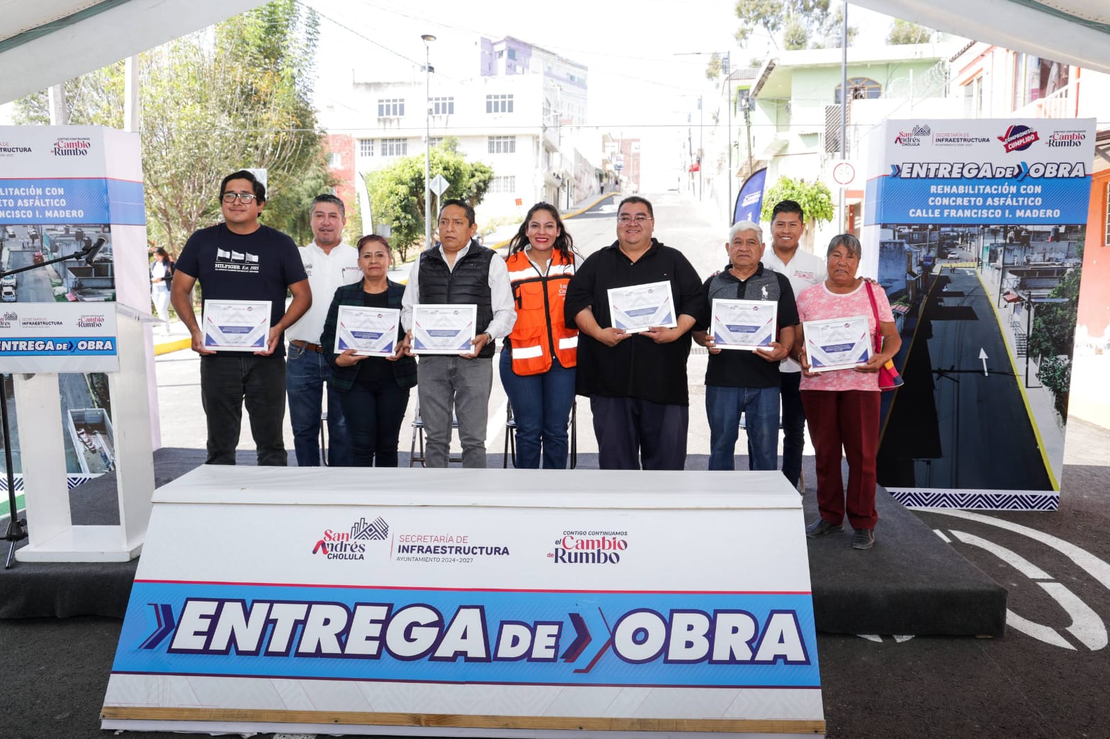 Renueva Lupita Cuautle vialidad para mejorar la movilidad en Concepción Guadalupe