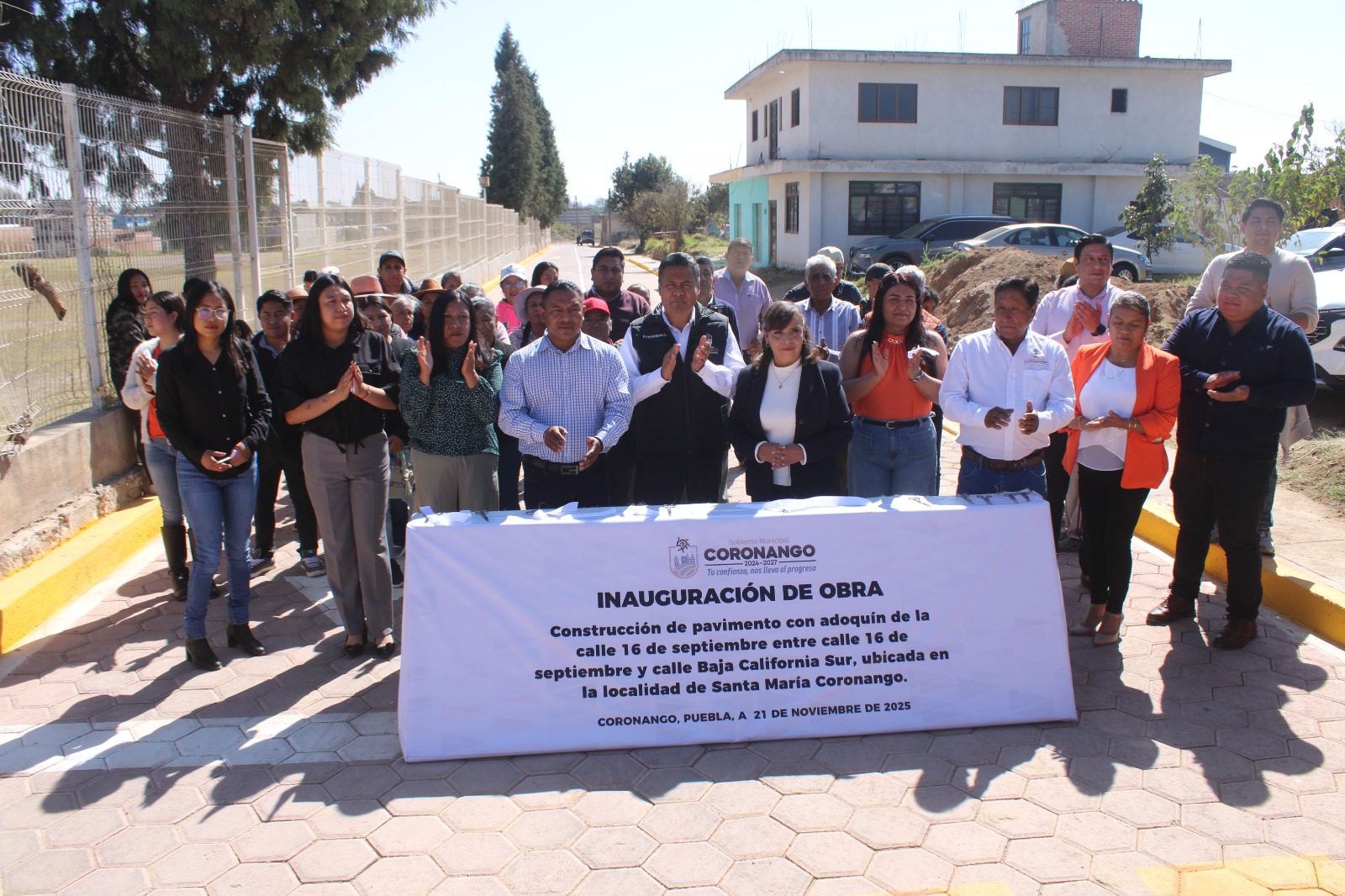 Con obras, gobierno de Coronango mejora la calidad de vida de la población