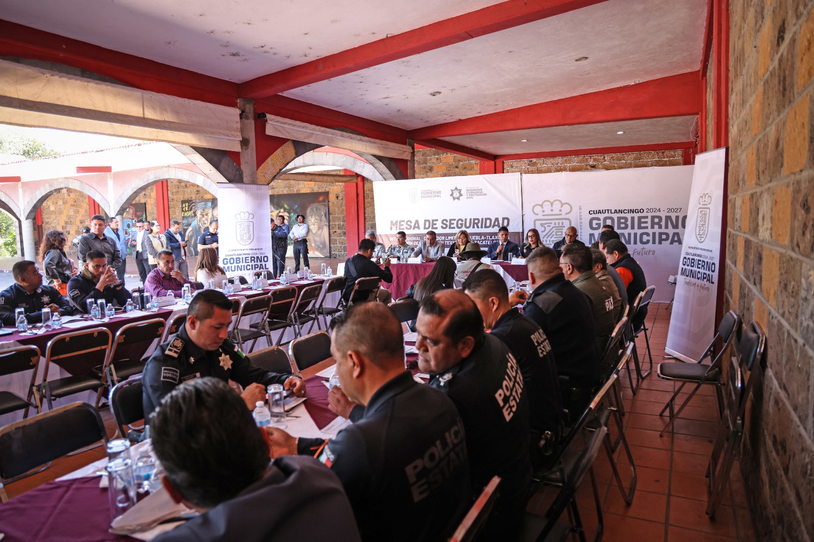 Cuautlancingo, sede de la Reunión Inter-Regional Puebla-Tlaxcala de la Mesa de Seguridad para la Construcción de la Paz