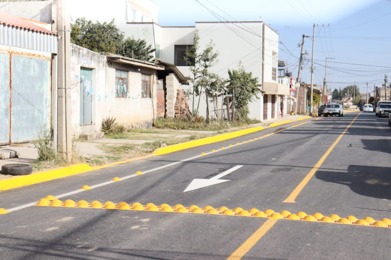 Tonantzin Fernández mejora la movilidad en Tepontla con la rehabilitación de la Vicente Guerrero