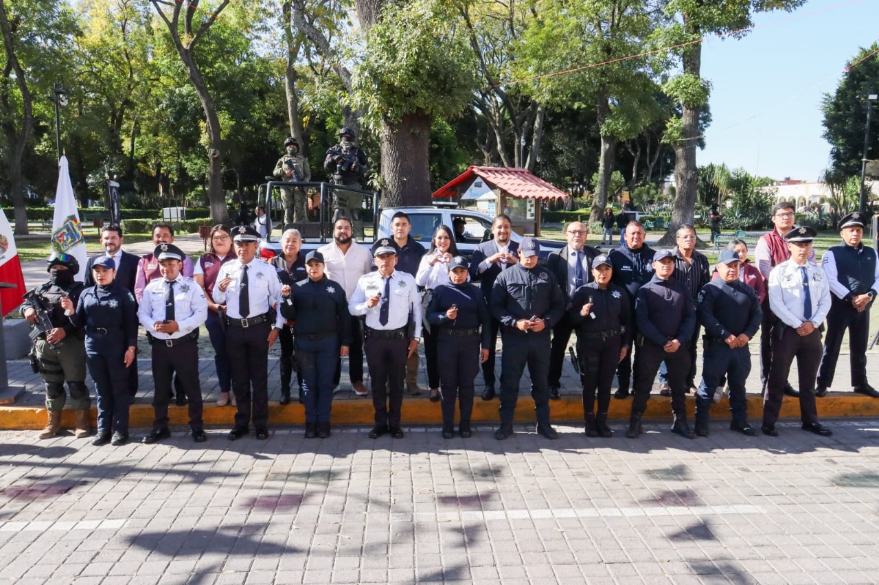 Tonantzin Fernández refuerza la seguridad en San Pedro Cholula con nuevas patrullas