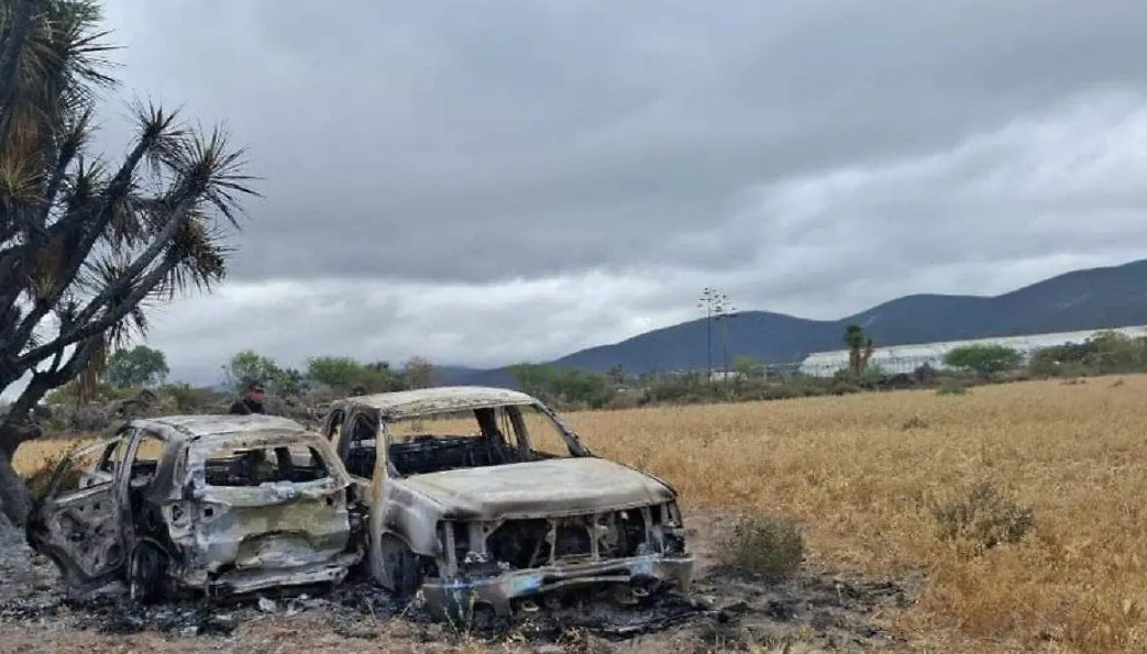 Camionetas calcinadas revelan nueva pista del crimen
