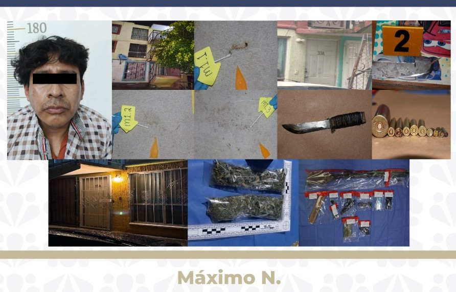 Cateos de la Fiscalía en Coronango dejan un detenido y diversos aseguramientos