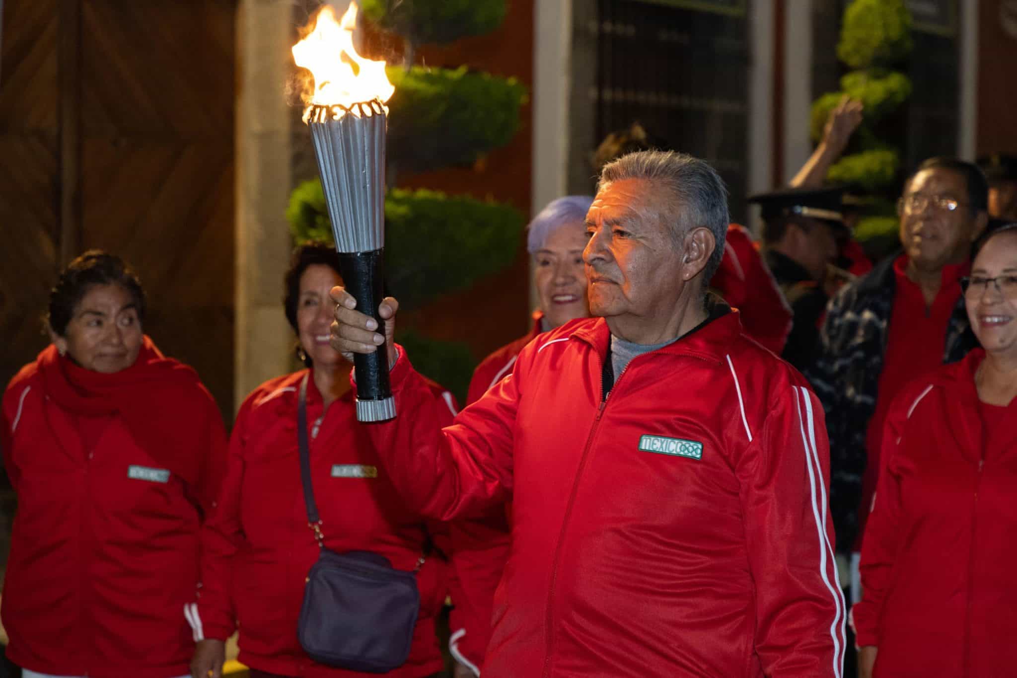 Huamantla conmemora 57 años del Fuego Olímpico y celebra su fundación