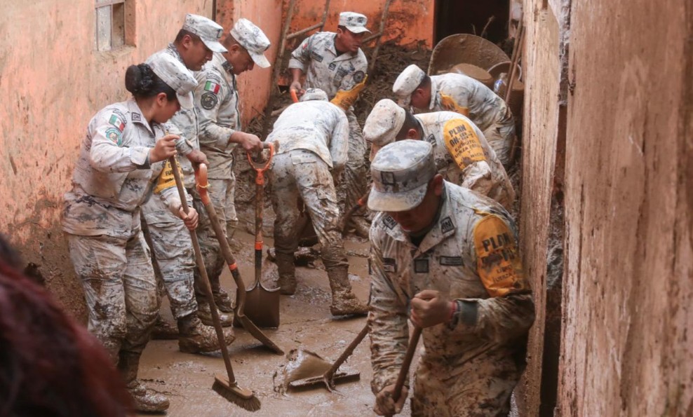 Avances en limpieza de colonias afectadas