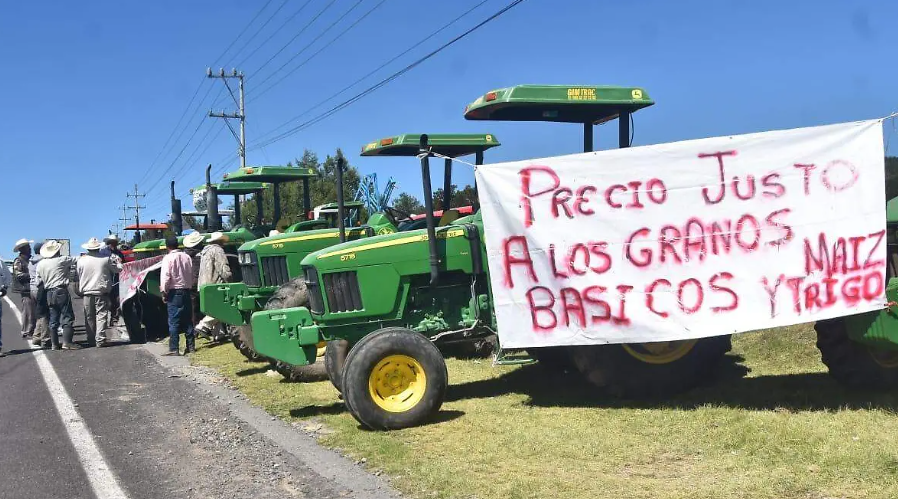 Campesinos de Tlaxcala exigen a Sheinbaum precios justos para el campo
