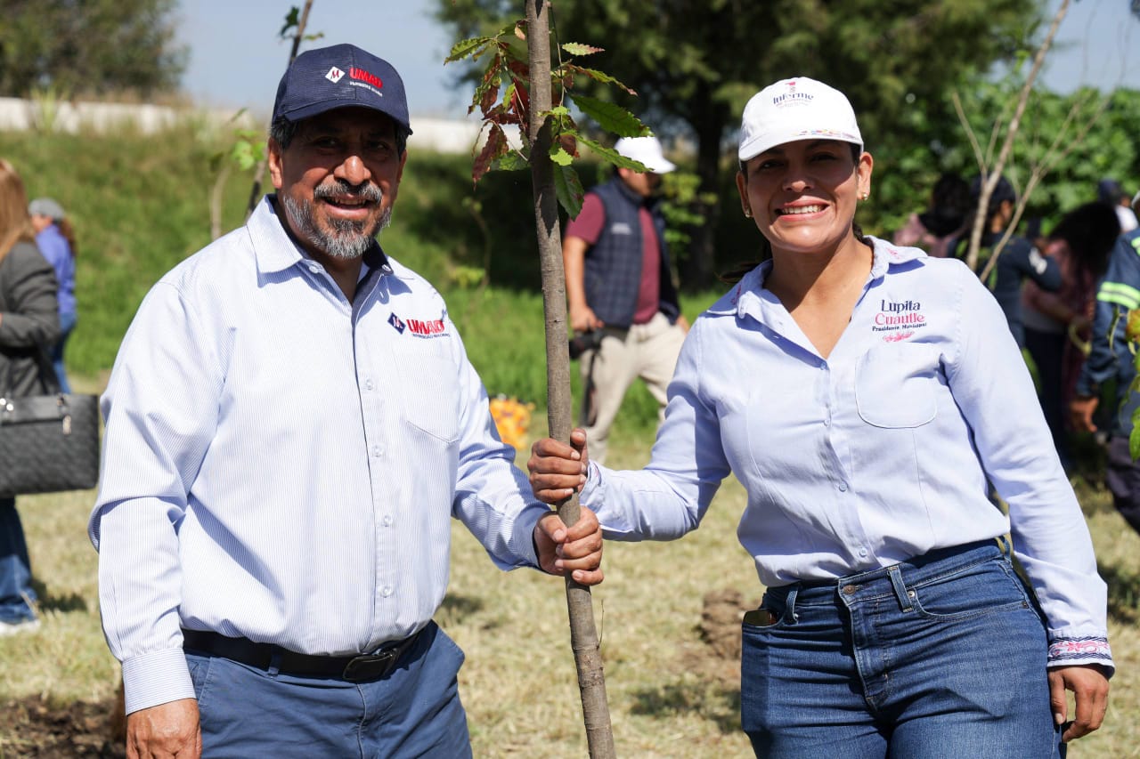 Fomenta Lupita Cuautle la cultura de cuidado ambiental en San Andrés Cholula
