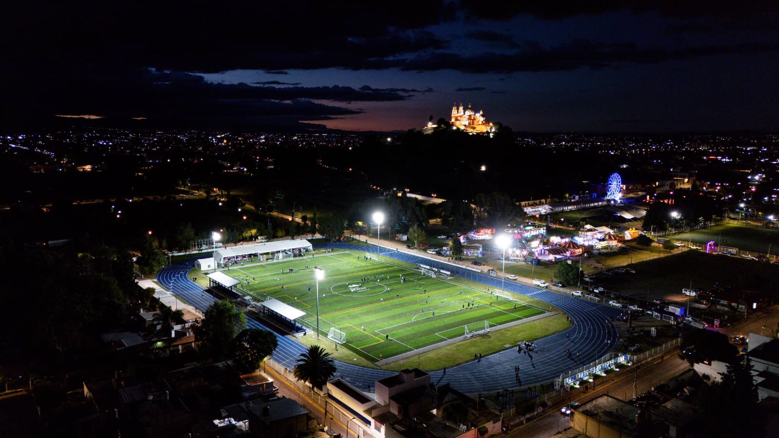 Renace el Complejo Deportivo Quetzalcóatl en San Andrés Cholula