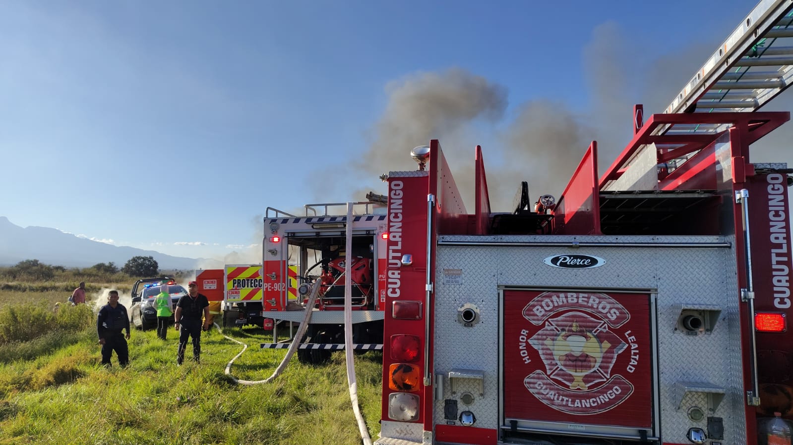 controlan fuego basurero coronango 7