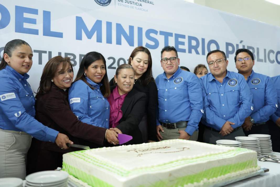 Lorena Cuéllar honra al Ministerio Público por su compromiso con la justicia