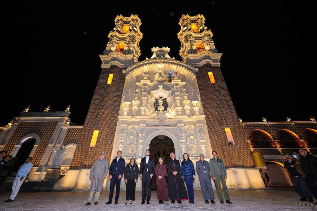 Tlaxcala ilumina su historia con la Basílica de Nuestra Señora de Ocotlán