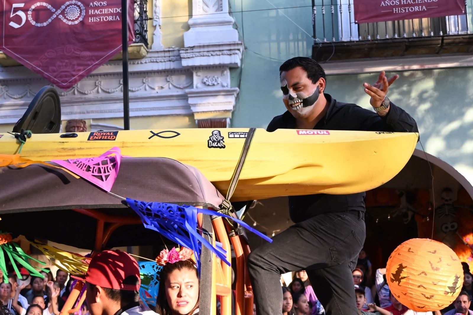 Acuden cientos a tradicional desfile de "La Feria de Ferias" Tlaxcala 2025