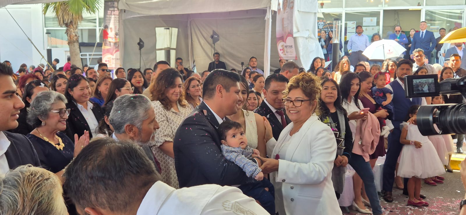 Teresa Alfaro rinde Primer Informe de Resultados al frente del SMDIF Cuautlancingo