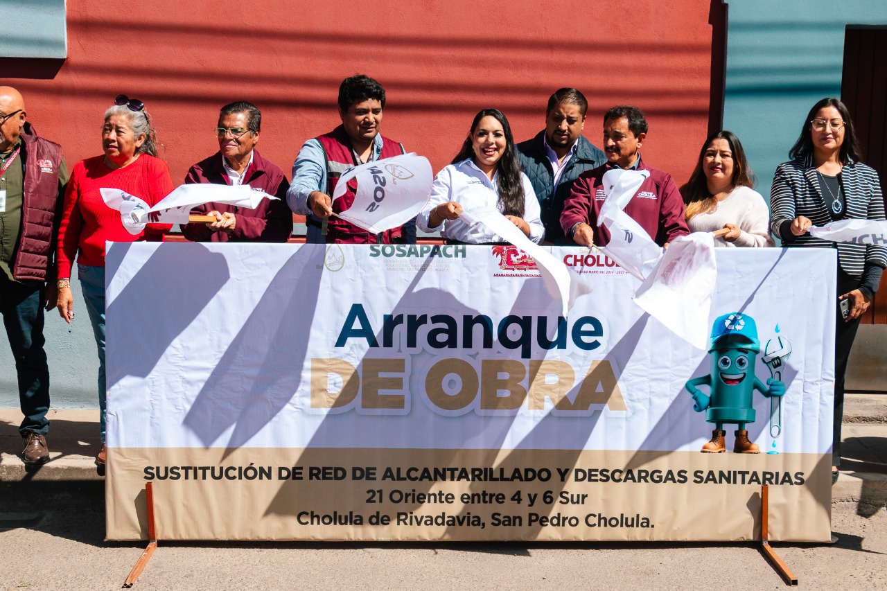 Mejoran servicios en San Pablo Tecamac con nueva obra de drenaje sanitario