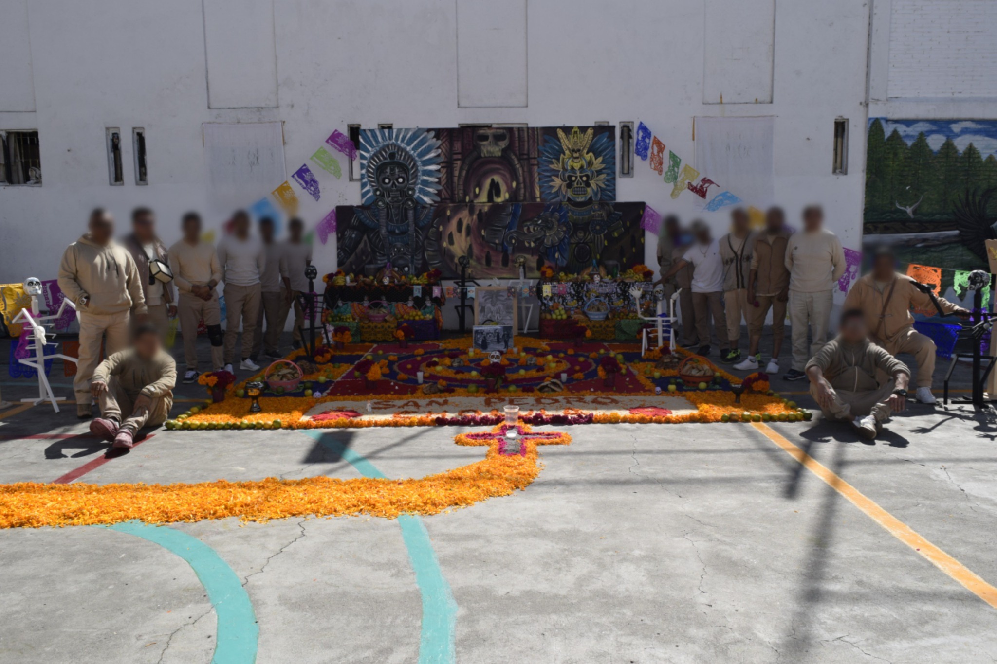 Promueven en el CERESO de San Pedro Cholula la cultura y la paz a través del Día de Muertos