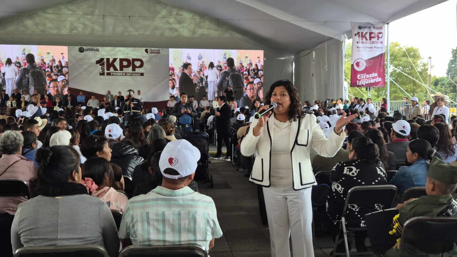 Diputada impulsa reformas sociales y prioriza contacto ciudadano en su primer informe