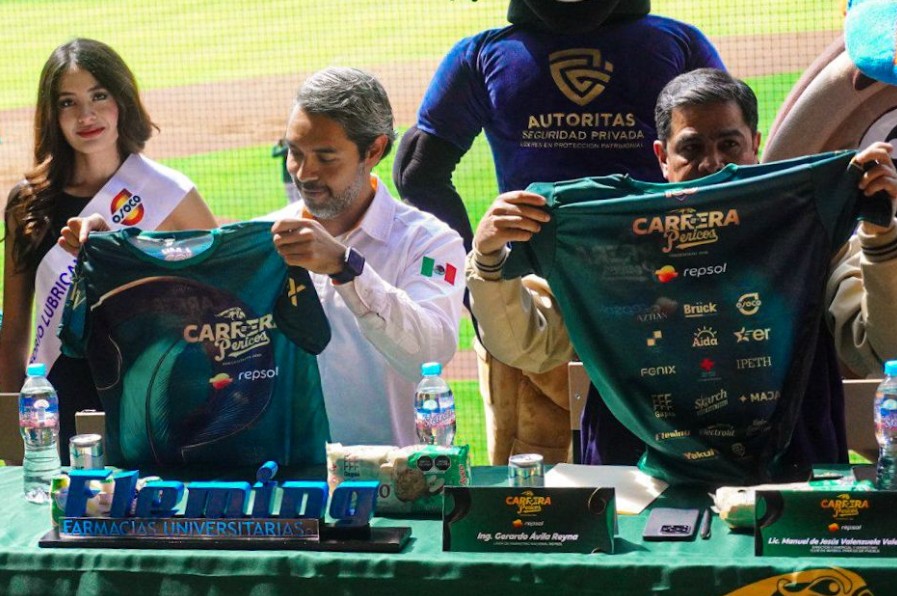 Pericos de Puebla presentan la playera y medalla de su Segunda Carrera