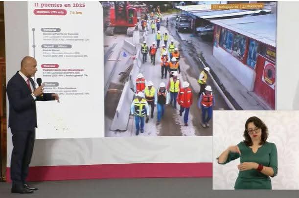 Viaducto Chiautempan registra avance del 49%: SICT