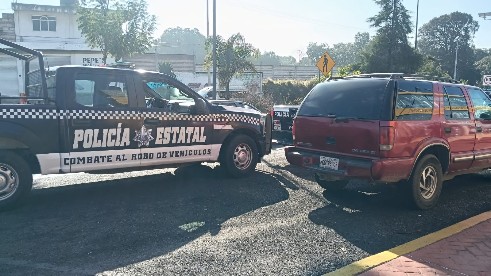 Va a una consulta al ISSSTE y le roban su camioneta; policía estatal y C5i la recuperan en la Vía Corta