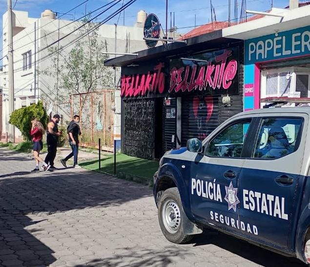 Foto: Cortesía Roban más de medio millón de pesos en bar de Acxotla del Río