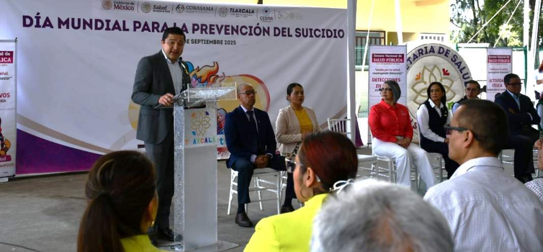 Foto: Cortesía Tlaxcala refuerza salud mental y prevención del suicidio entre estudiantes