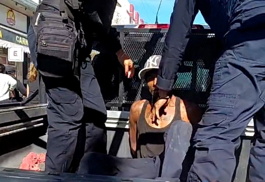 Foto: Cortesía Detención del agresor