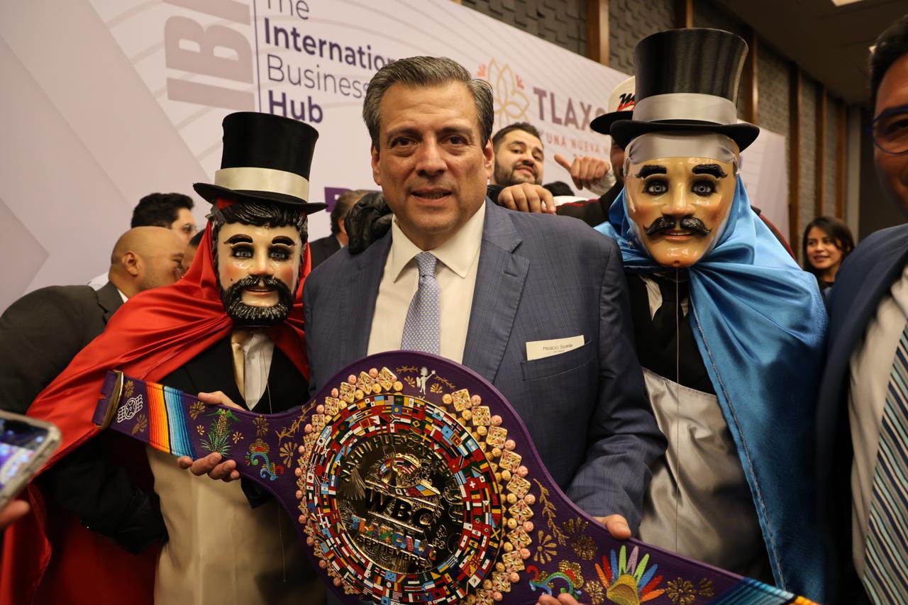 Foto: Cortesía Cinturón “Nahui Huey Altepemeh”: orgullo tlaxcalteca en pelea Canelo