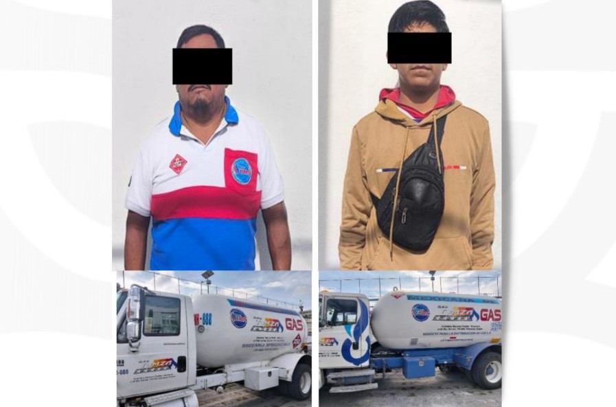 Foto: Cortesía Aseguramiento de gas LP en Tehuacán