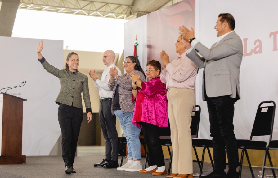 Foto: Cortesía Informe de Claudia Sheinbaum en Puebla