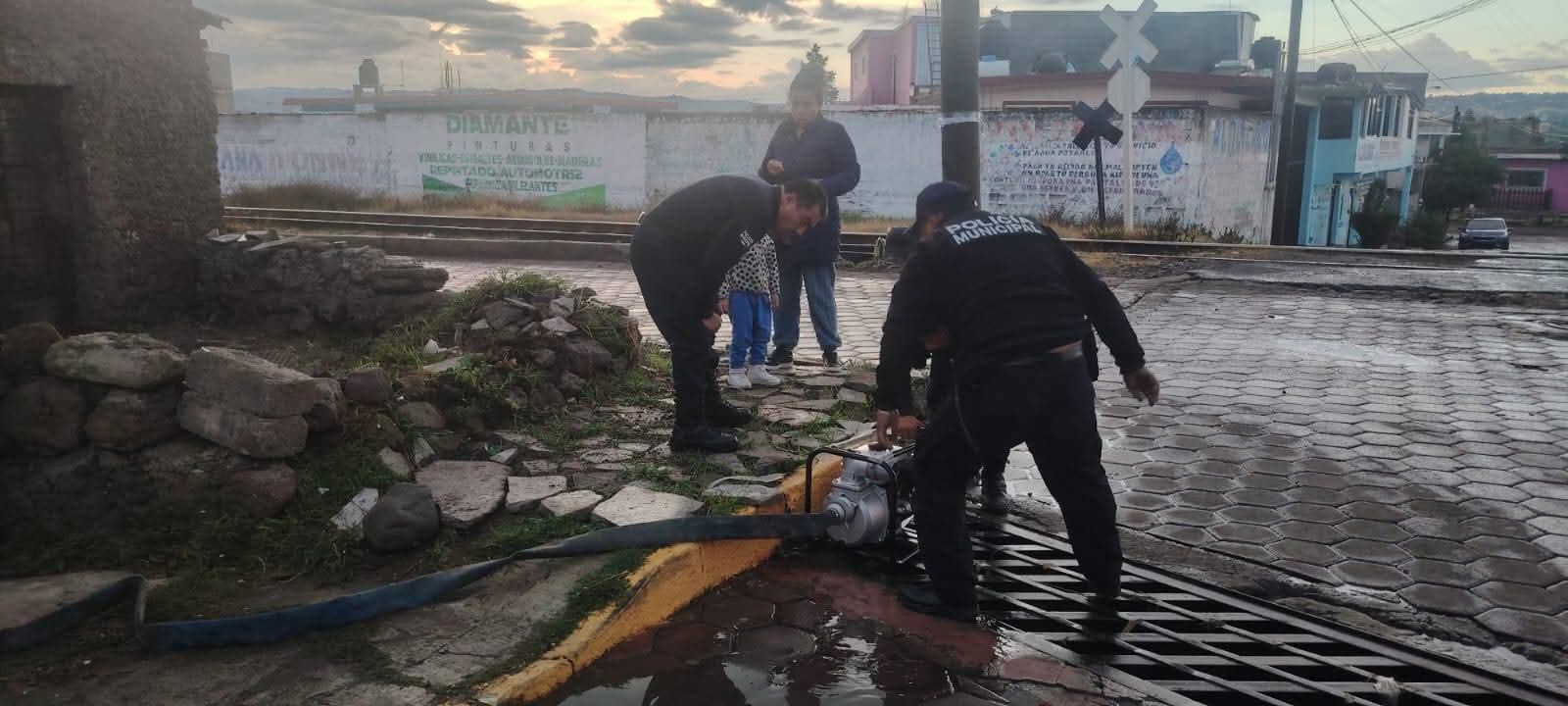 Foto: Cortesía Atiende Contla diversos reportes de emergencia por inundación